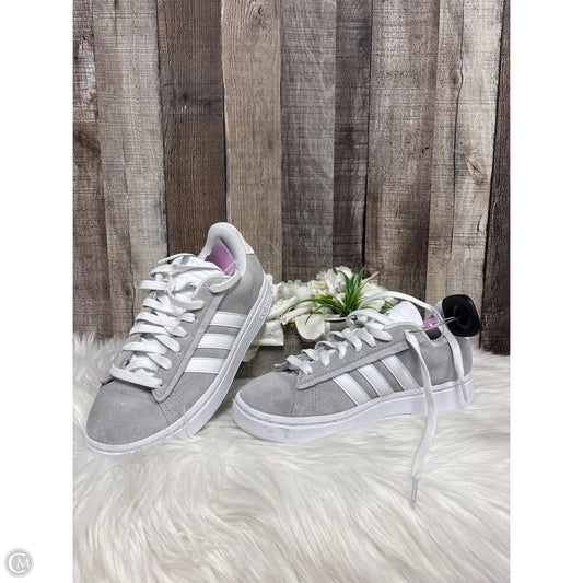 Shoes Athletic By Adidas In Grey & White, Size: 7