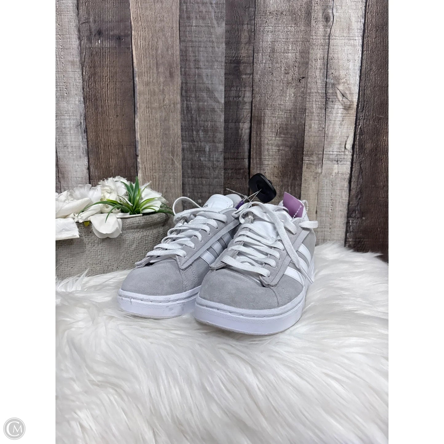 Shoes Athletic By Adidas In Grey & White, Size: 7