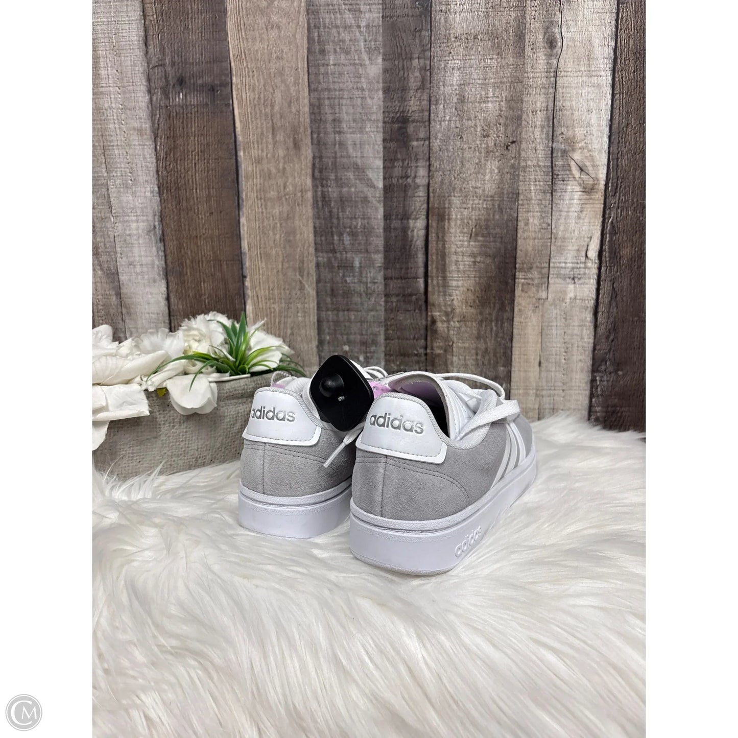 Shoes Athletic By Adidas In Grey & White, Size: 7