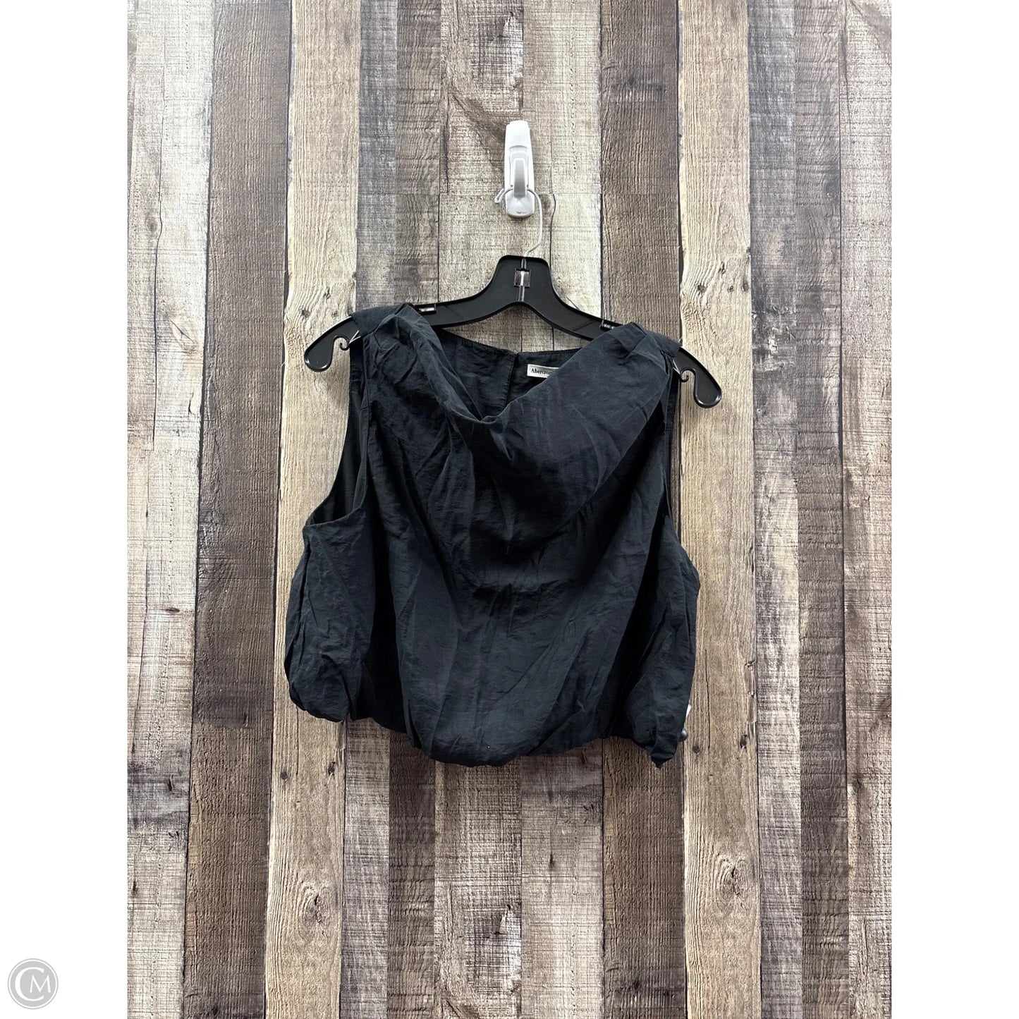 Top Sleeveless By Abercrombie And Fitch In Black, Size: L