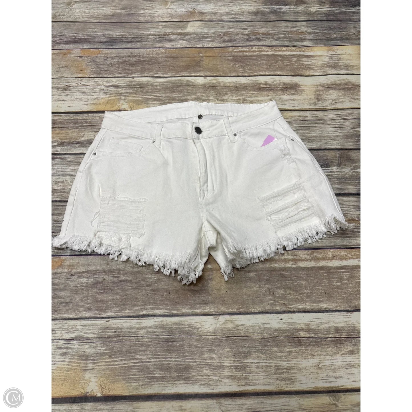 Shorts By Cme In Ivory, Size: L