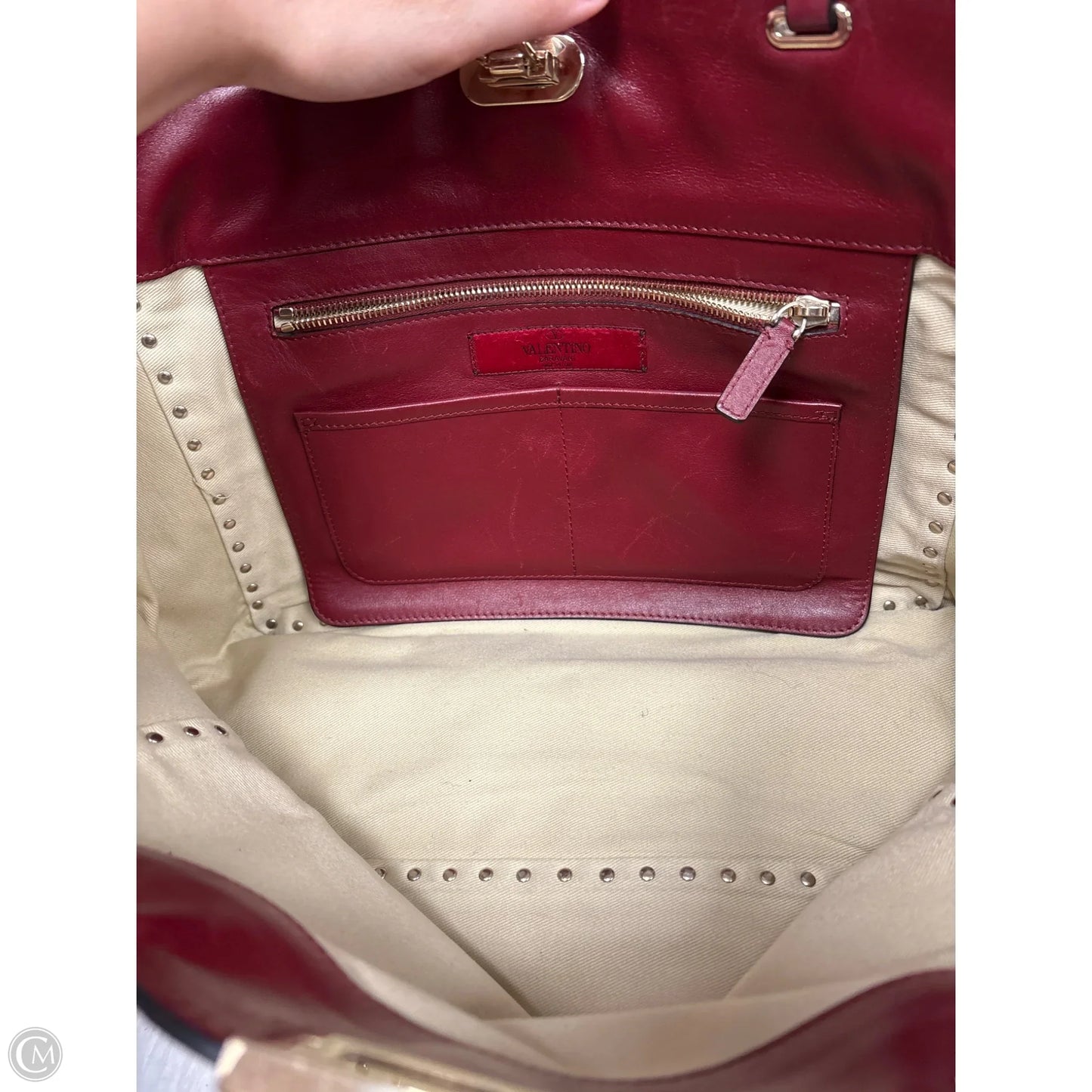 Handbag Luxury Designer By Valentino-garavani, Size: Large