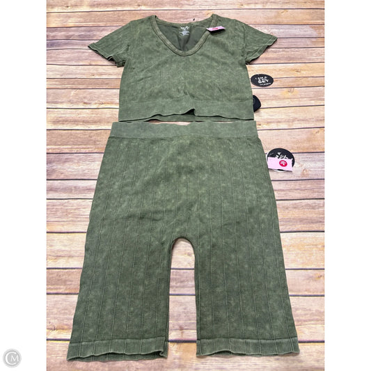 Shorts Set By Cme In Green, Size: 1x