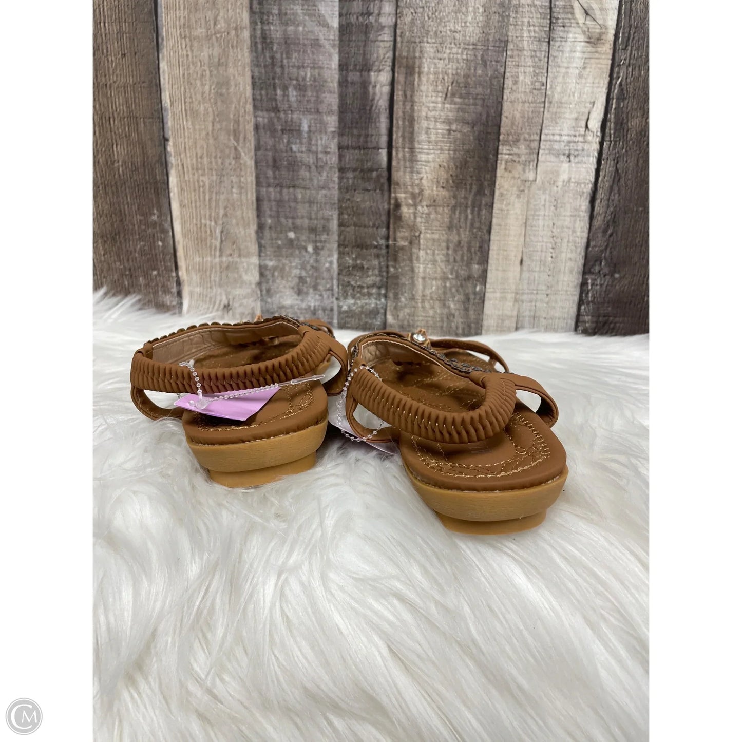 Sandals Flats By Cme In Brown, Size: 7