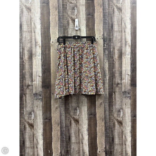 Skirt Mini & Short By Loft In Floral Print, Size: M