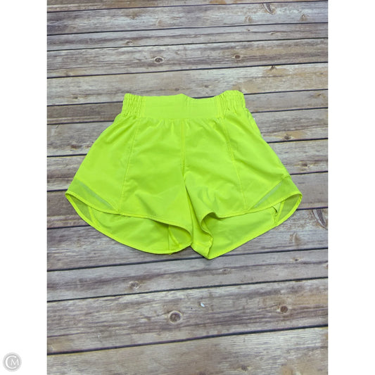 Athletic Shorts By Lululemon In Green, Size: 0