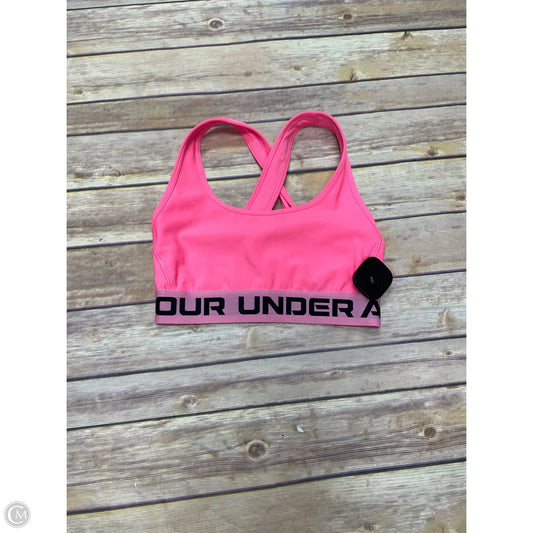 Athletic Bra By Under Armour In Pink, Size: Xs