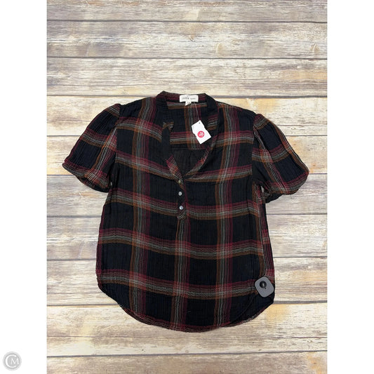 Top Short Sleeve By Cloth & Stone In Multi-colored, Size: Xs