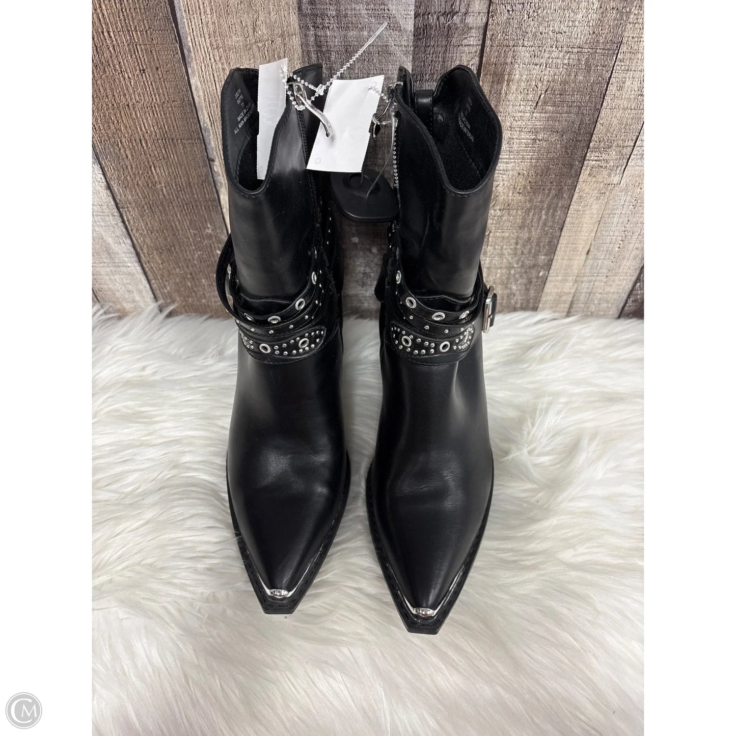 Boots Ankle Heels By Michael By Michael Kors In Black, Size: 11