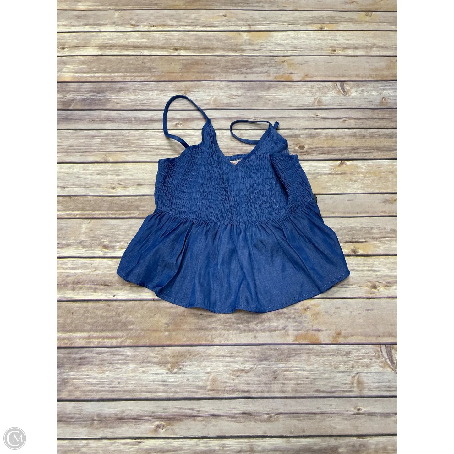 Top Sleeveless By Cme In Blue, Size: M
