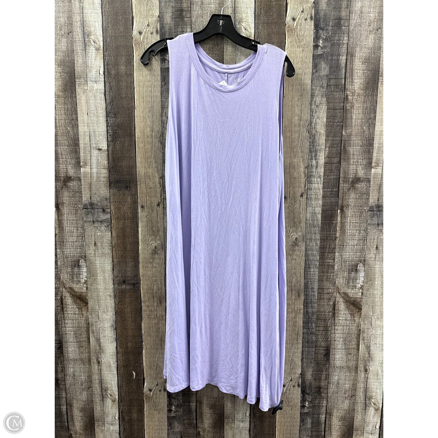Dress Casual Short By Time And Tru In Purple, Size: Xxl