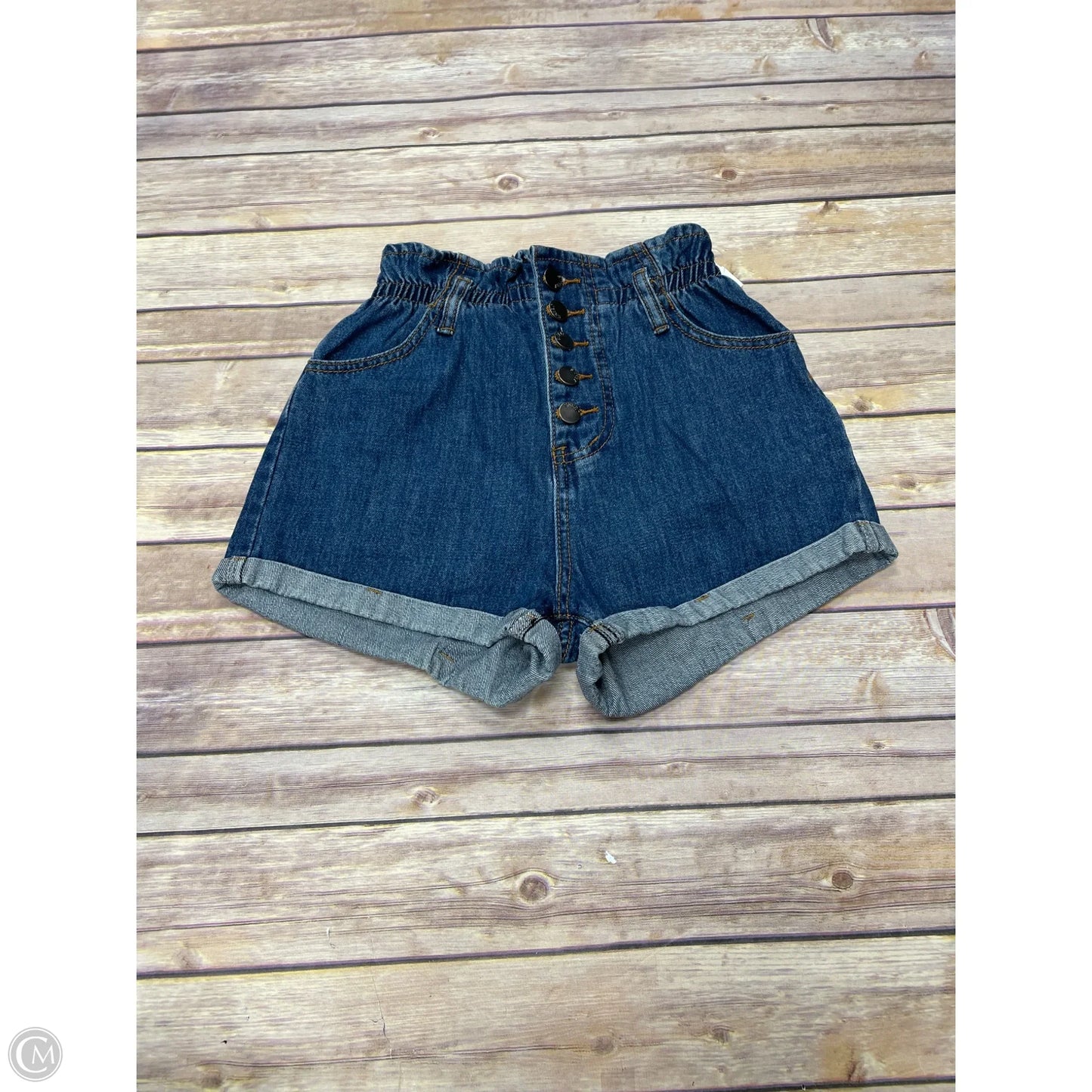 Shorts By Cme In Blue Denim, Size: Xs
