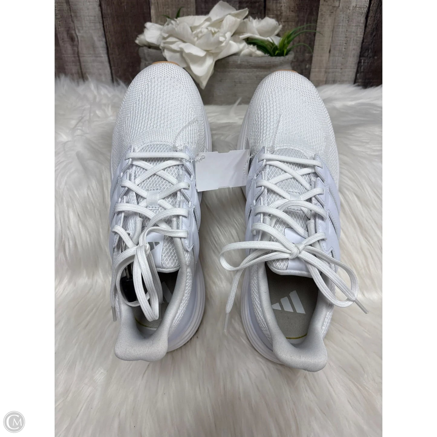 Shoes Athletic By Adidas In White, Size: 9.5