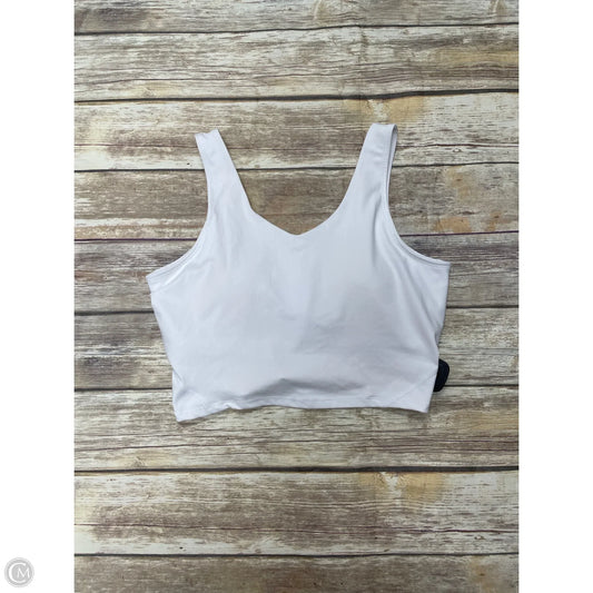 Athletic Tank Top By White Birch In White, Size: Xl