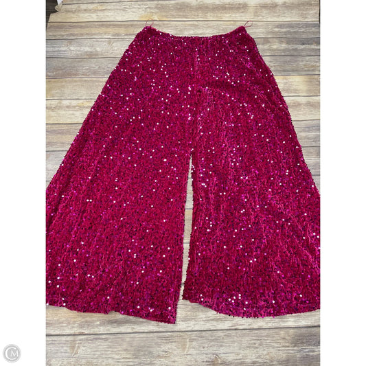 Pants Wide Leg By Cme In Pink, Size: 2x