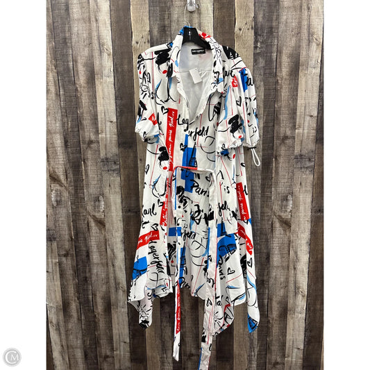 Dress Designer By Karl Lagerfeld In Multi-colored, Size: 3x