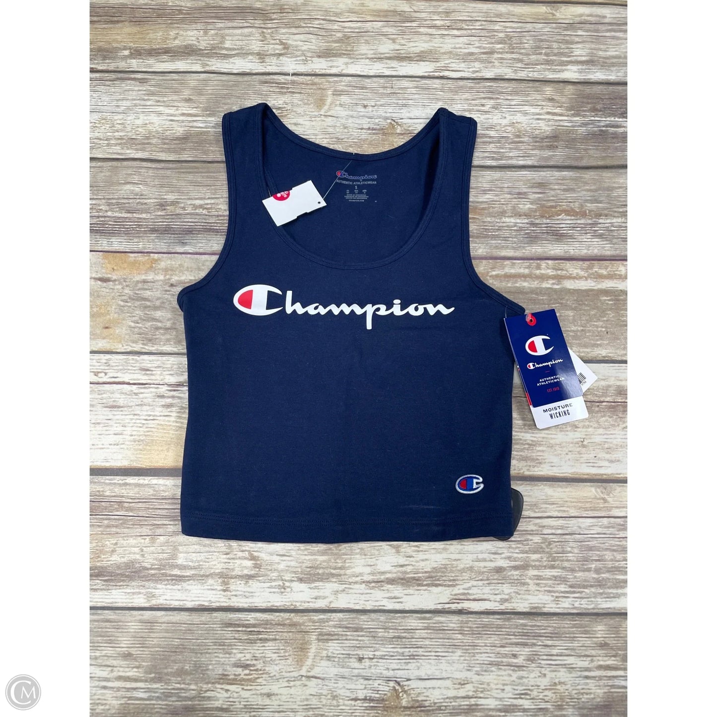 Athletic Tank Top By Champion In Navy, Size: S