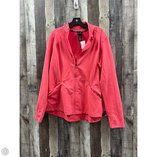 Athletic Jacket By Spyder In Coral, Size: Xxl