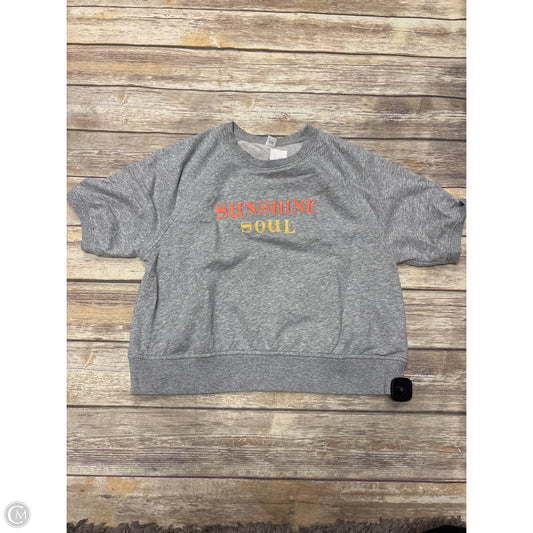 Sweatshirt Crewneck By Old Navy In Grey, Size: M