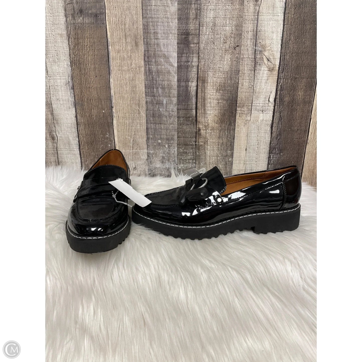 Sandals Heels Block By Franco Sarto In Black, Size: 7