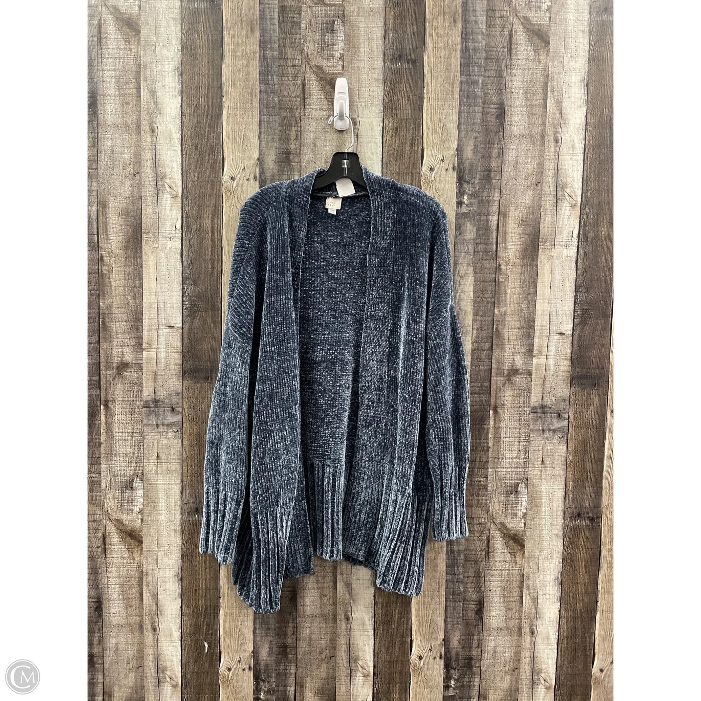 Sweater Cardigan Cashmere By A New Day In Blue, Size: Xxl