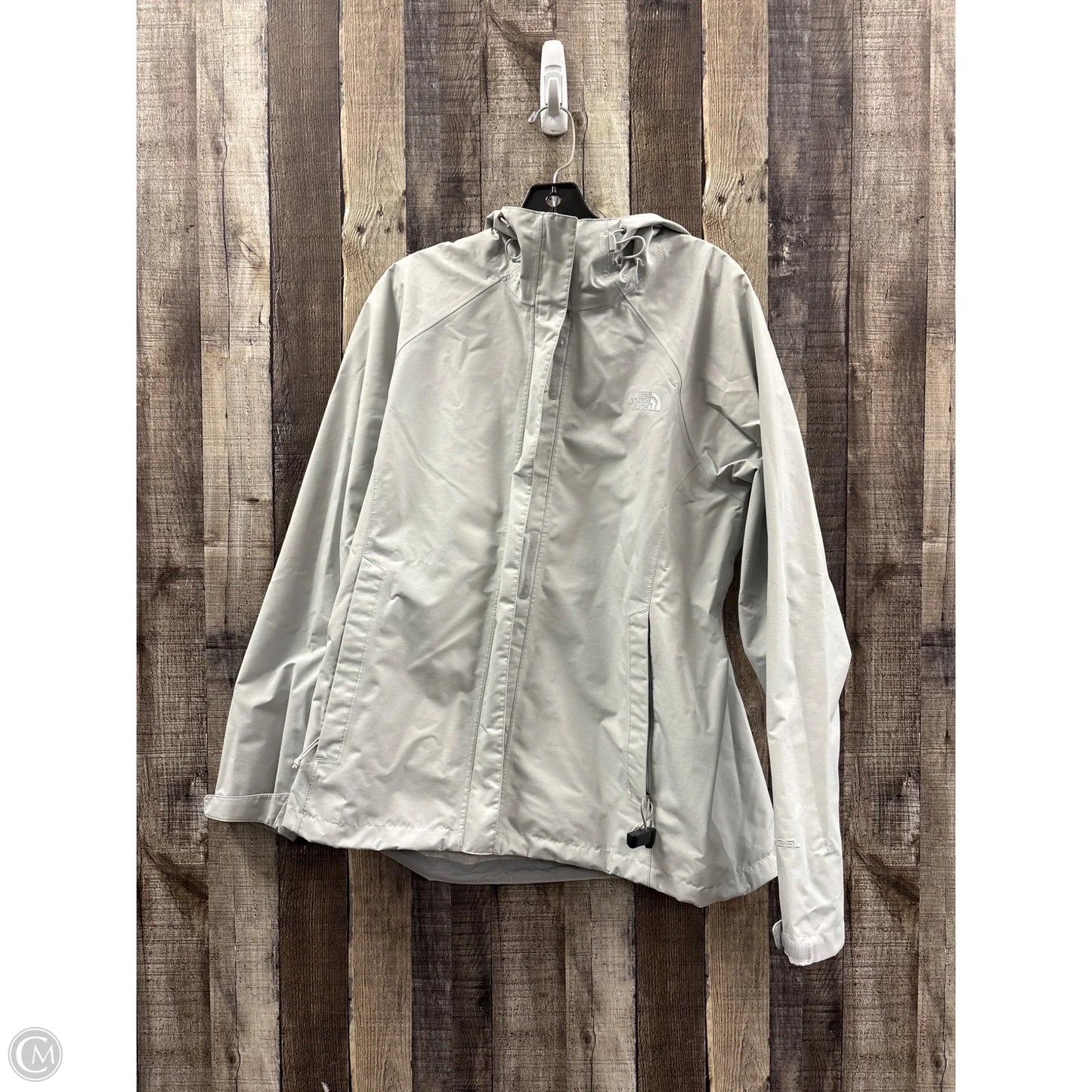 Jacket Windbreaker By The North Face In Grey, Size: Xl