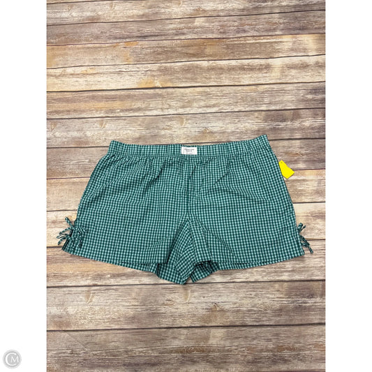 Shorts By American Eagle In Green & White, Size: Xxl