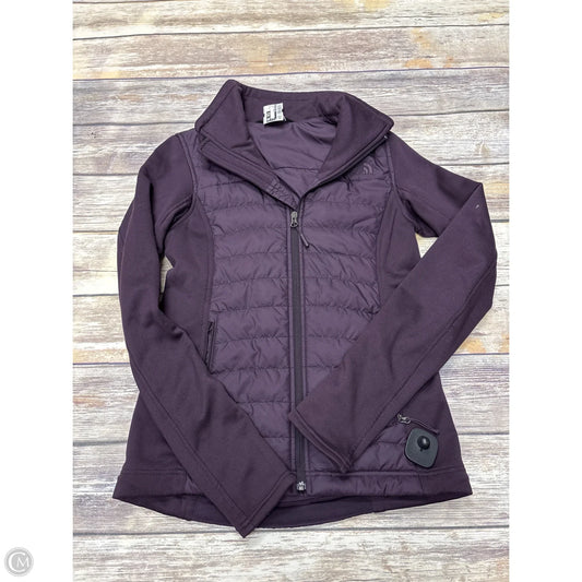Athletic Jacket By The North Face In Purple, Size: Xs