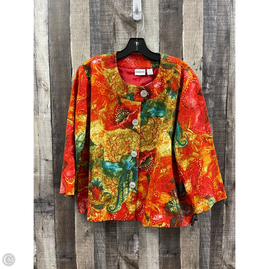 Blazer By Chicos In Multi-colored, Size: L
