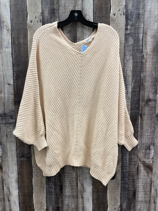 Sweater By Peach Love Cream California In Cream, Size: S