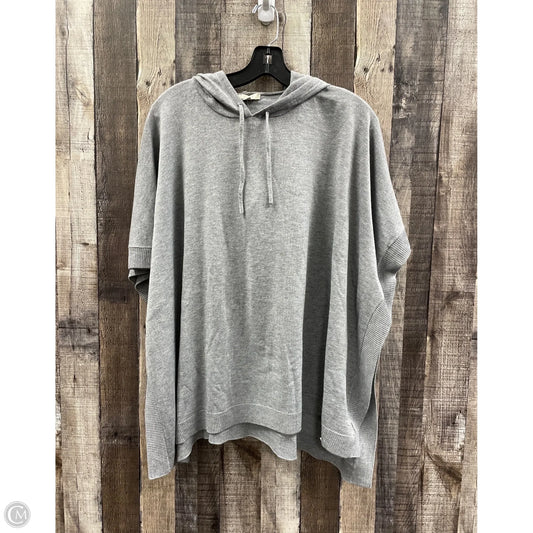 Poncho By Loft In Grey, Size: Xxs