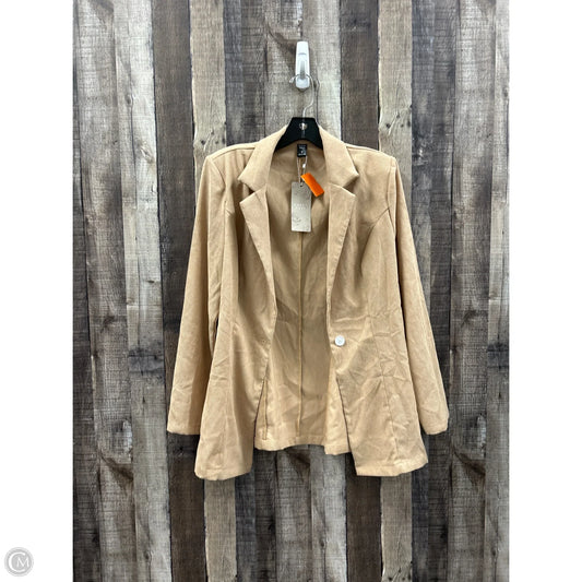 Jacket Shirt By Cme In Brown, Size: M