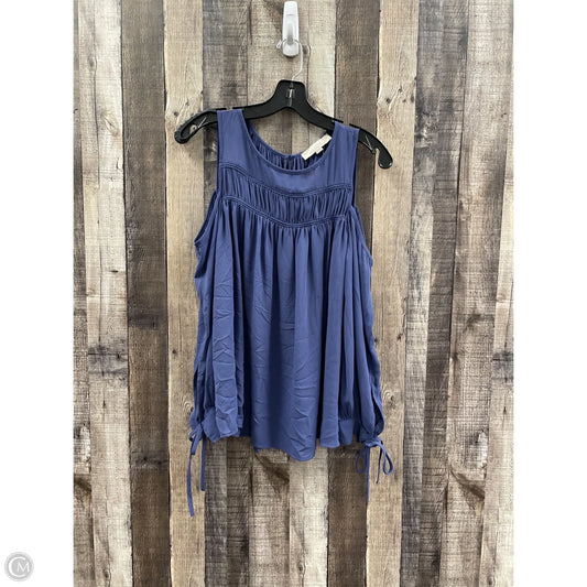 Top Long Sleeve By Loft In Purple, Size: M