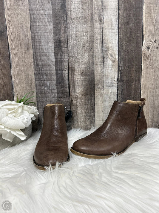 Boots Ankle Flats By Franco Sarto In Brown, Size: 6.5