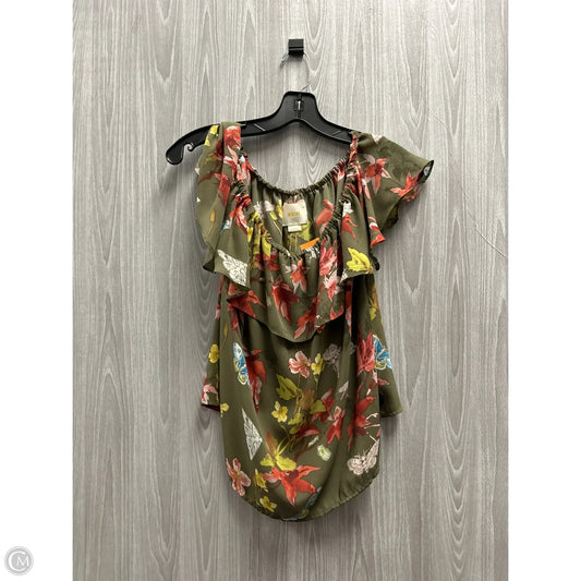 Top Sleeveless By Maeve In Floral Print, Size: Xs