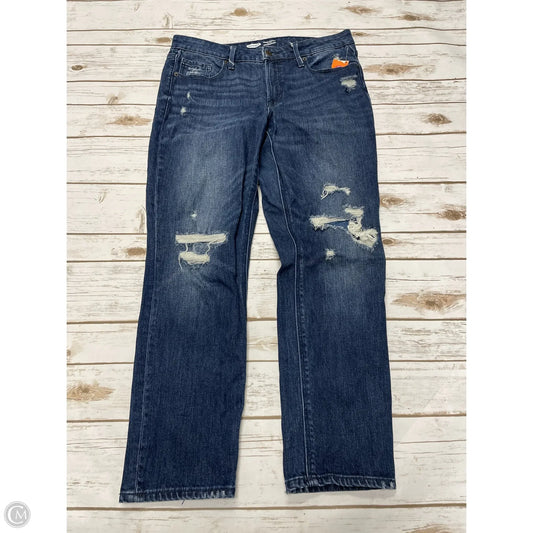 Jeans Straight By Old Navy In Blue Denim, Size: 12