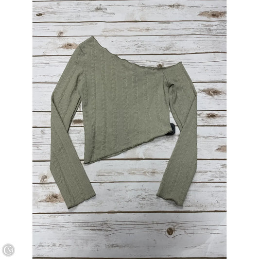 Top Long Sleeve By Shein In Green, Size: Xs