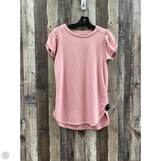 Top Short Sleeve By Cupio In Pink, Size: S