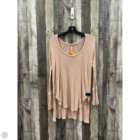 Top Long Sleeve By Free People In Mauve, Size: Xs