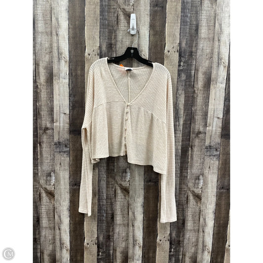 Sweater By Cme In Tan, Size: L