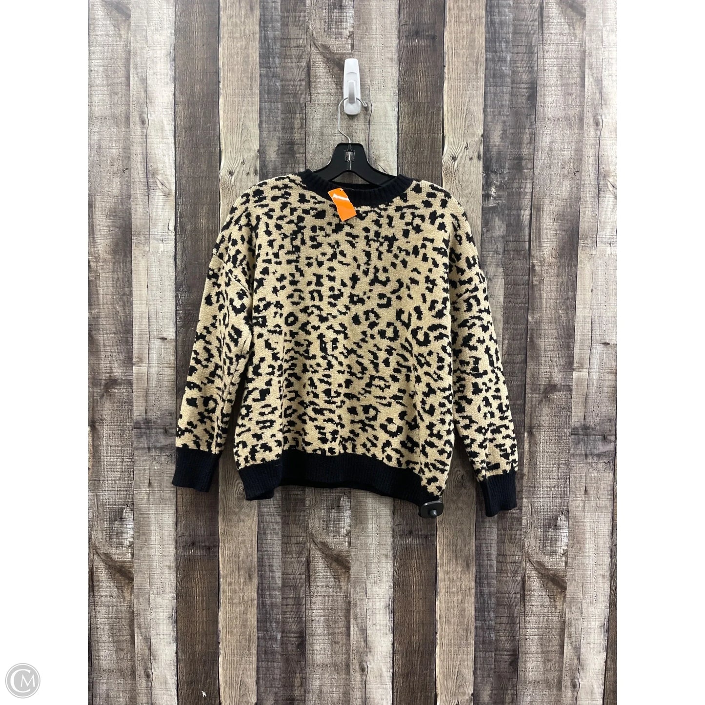 Sweater By Main Strip In Animal Print, Size: M