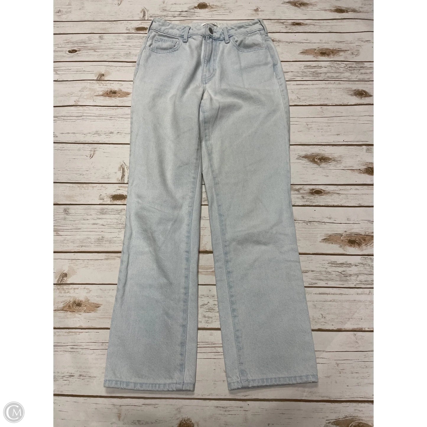 Jeans Straight By Pacsun In Blue Denim, Size: 0