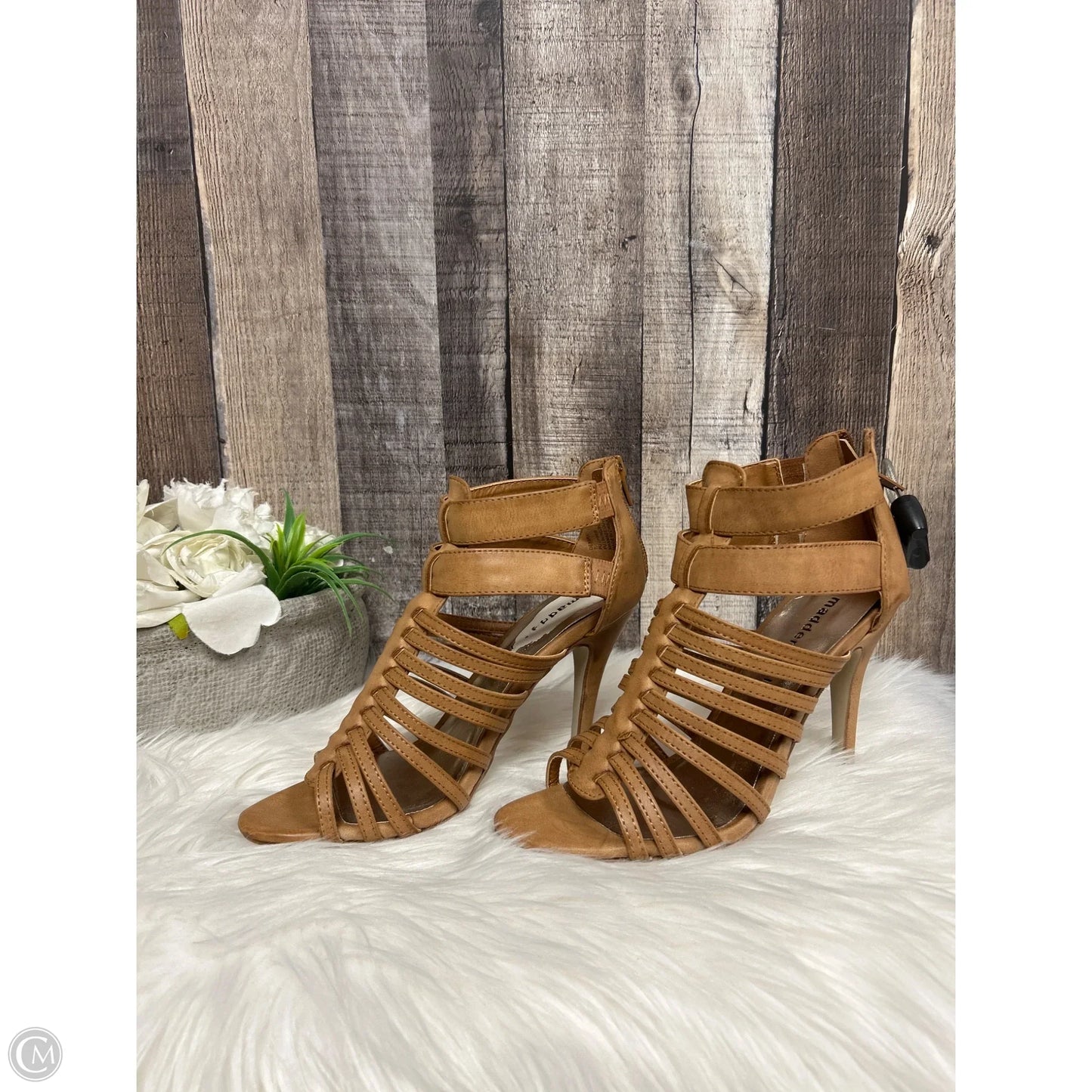 Shoes Heels Stiletto By Steve Madden In Tan, Size: 7