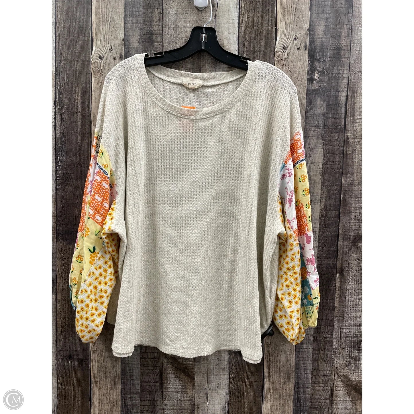 Top Long Sleeve By Blu Pepper In Multi-colored, Size: 1x