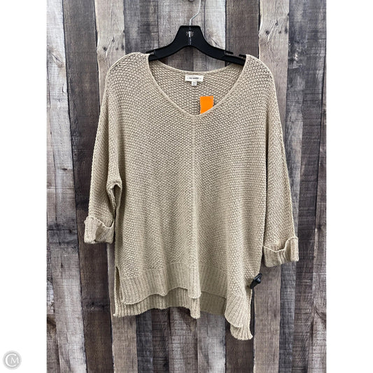 Sweater By Ee Some In Tan, Size: S