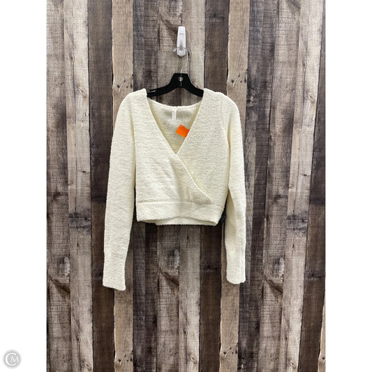 Sweater By Daily Practice By Anthropologie In Cream, Size: L