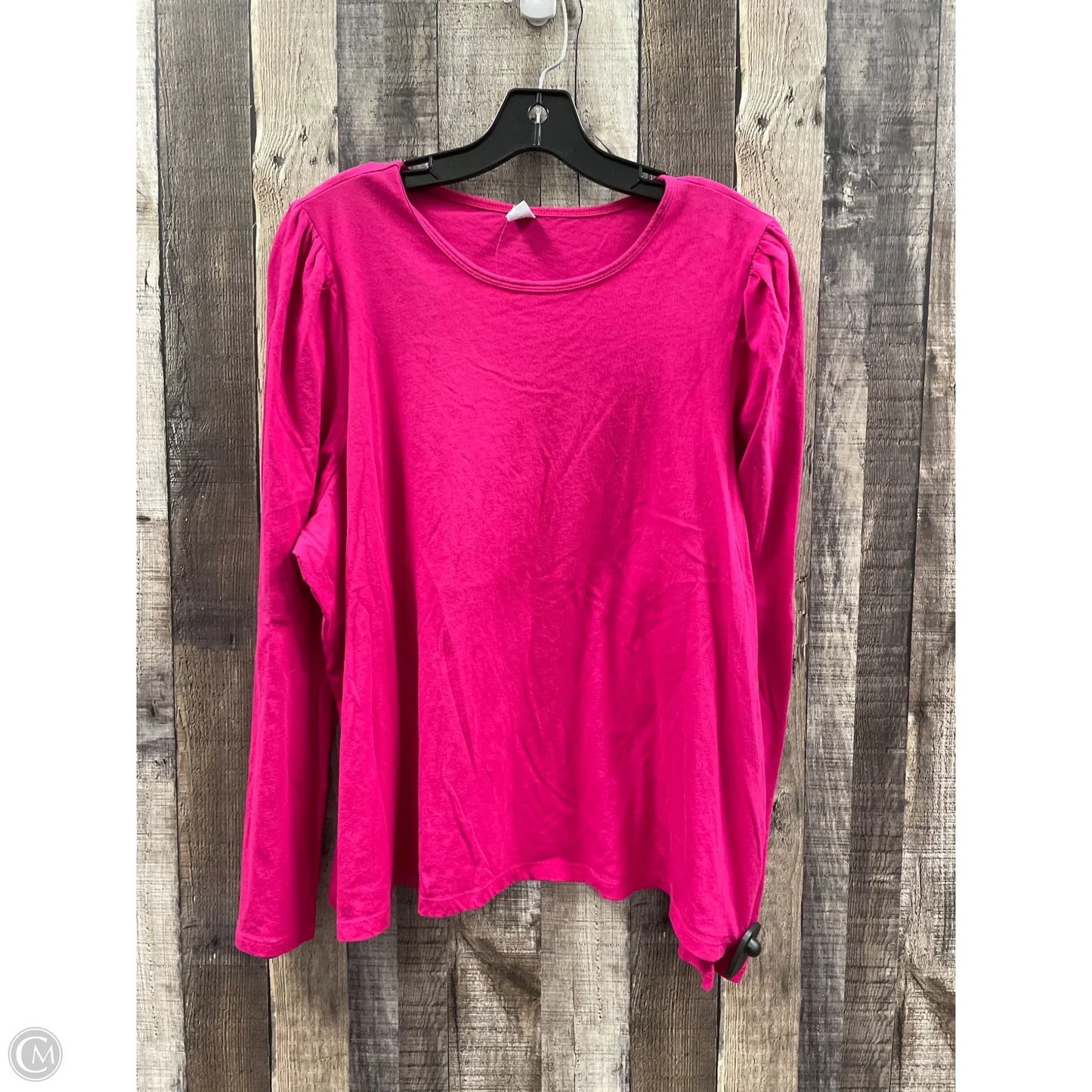 Top Long Sleeve By Old Navy In Pink, Size: Xxl