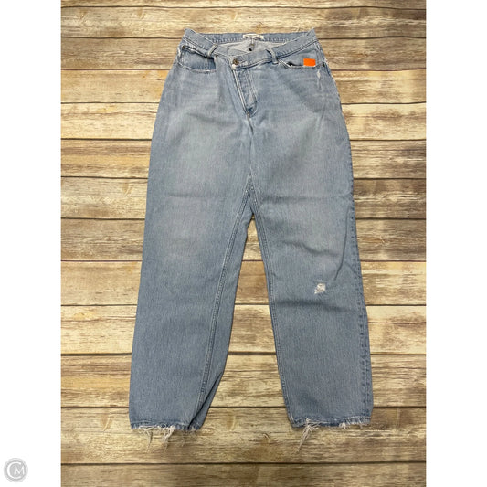 Jeans Straight By Abercrombie And Fitch In Blue Denim, Size: 10