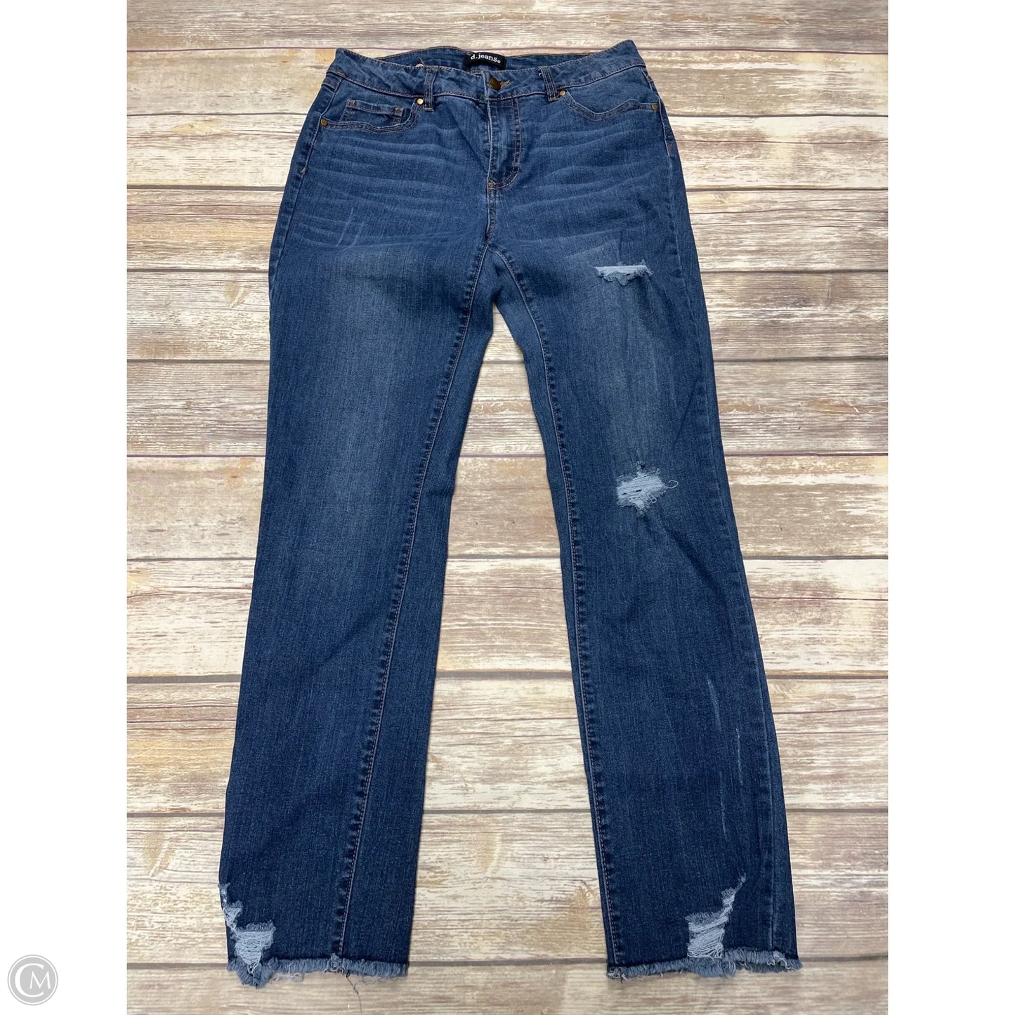 Jeans Skinny By Cme In Blue Denim, Size: 8