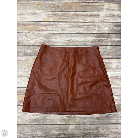 Skirt Mini & Short By Loft In Brown, Size: L